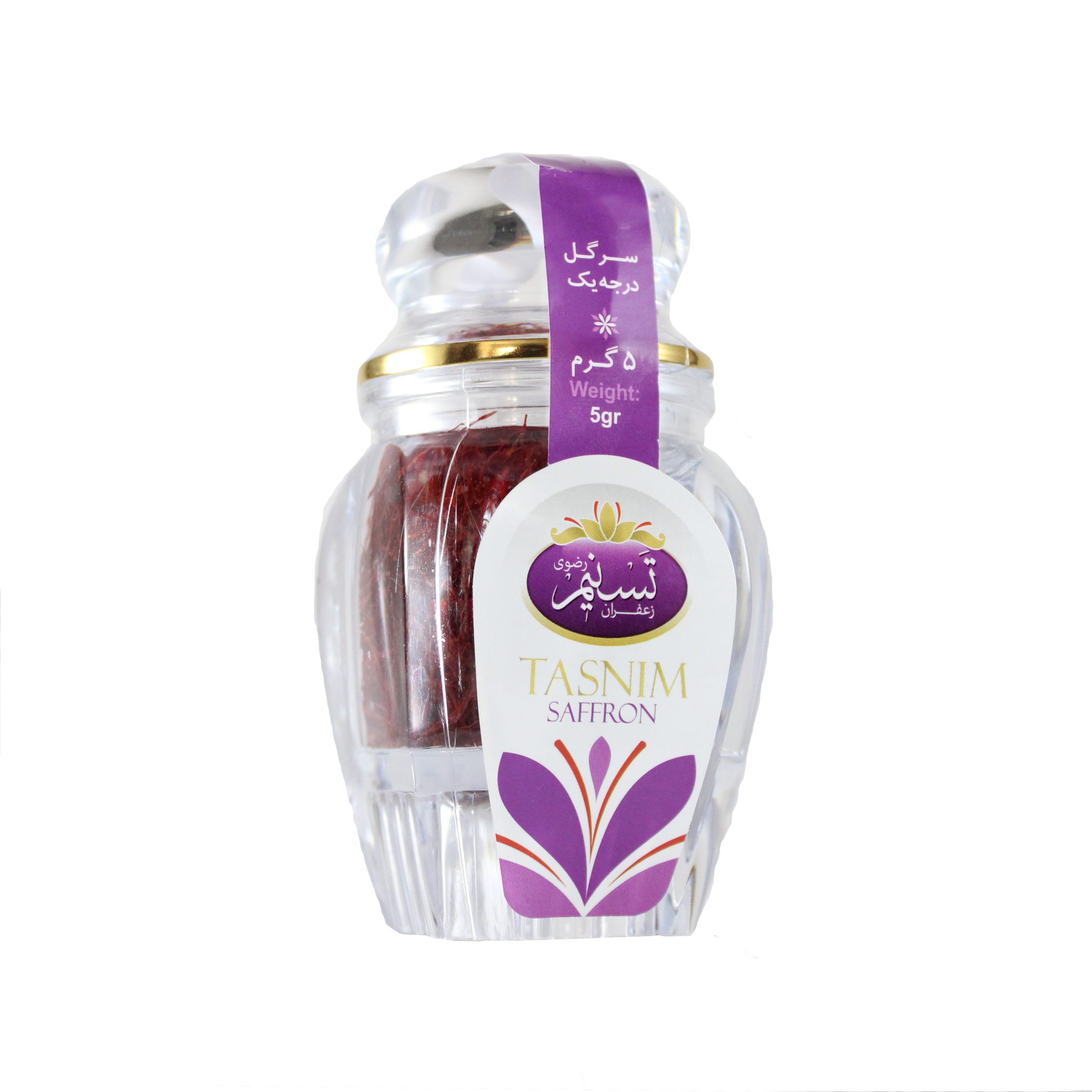زعفران سرگل درجه یک تسنیم در طرح گوهر، بهترین انتخاب برای مصارف خانگی روزانه و یا هدیهای زیبا و ارزنده برای نزدیکان شماست.
