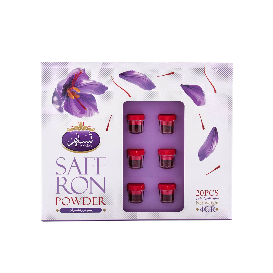 استفاده از زعفران تازه به دلیل نیاز به آسیاب زمانبر است. به همین دلیل، پودر زعفران تسنیم به عنوان یک جایگزین مناسب برای زعفران رشته ای معرفی میشود.